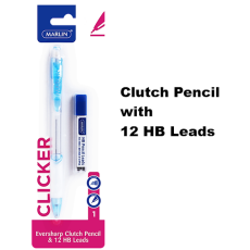 Marlin EverSharp Clutch / Mechanical Pencil & Lead 0.5mm, 12's in tube